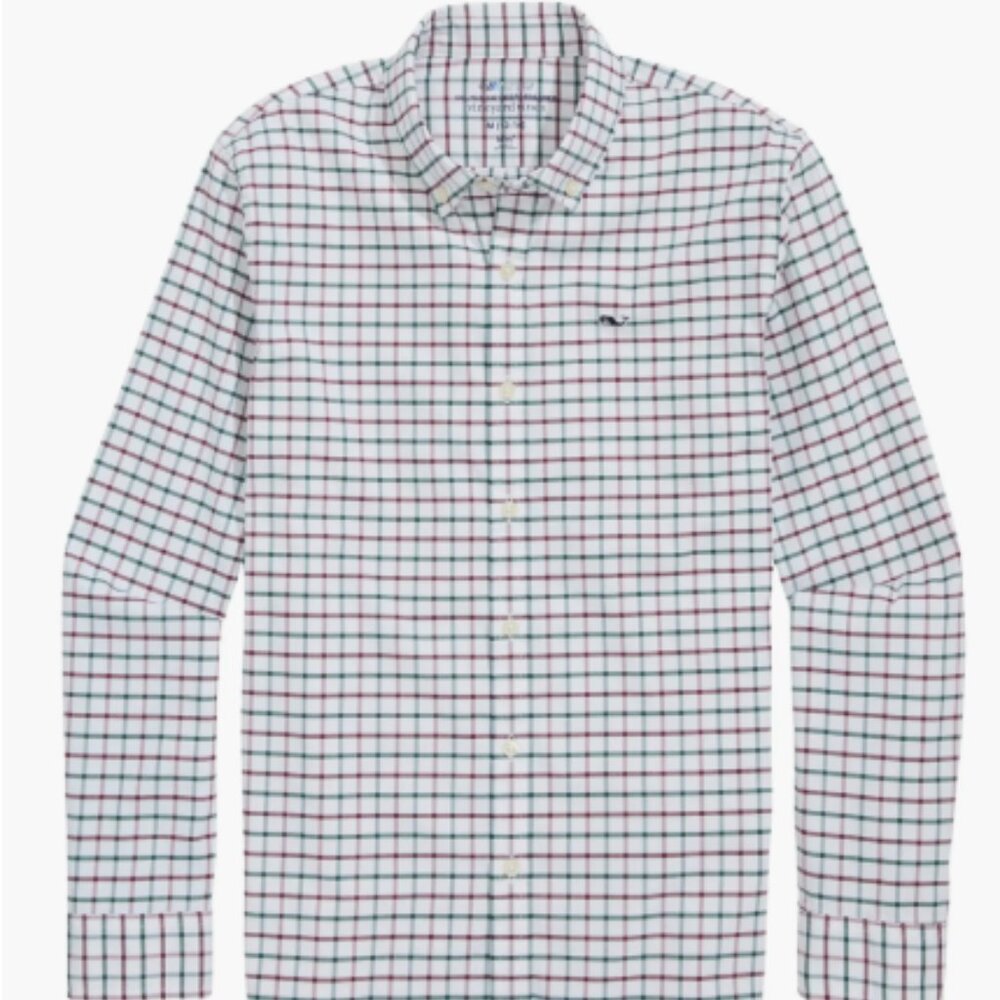 Boys Vineyard Vines Performance Button-Down Shirt